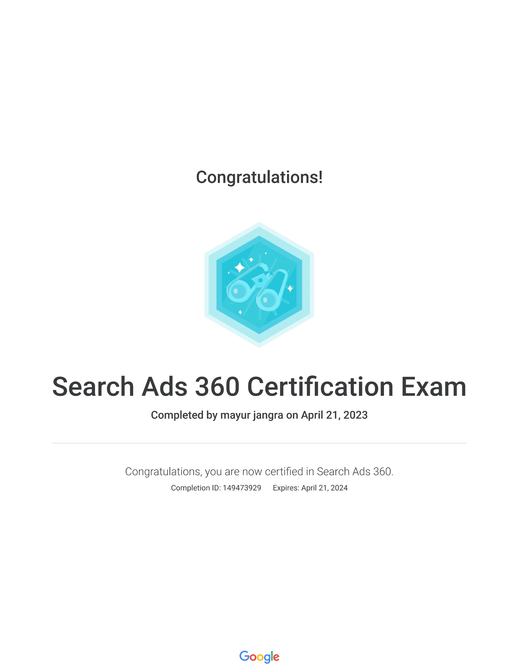 Home search ads 360 certification exam 1